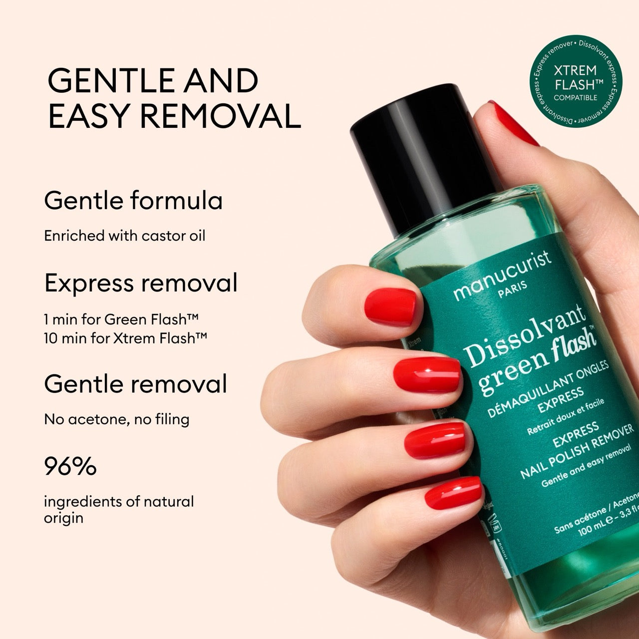 Dissolvant Doux Green Flash™