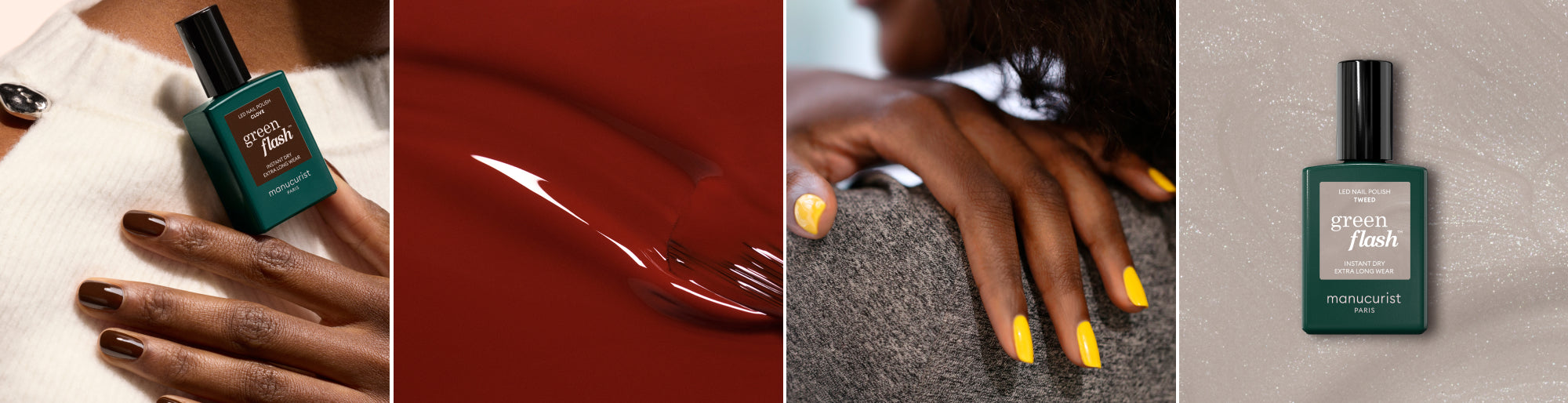 Lifestyle et aplats vernis Clove, Bohème, Gold Button, Tweed