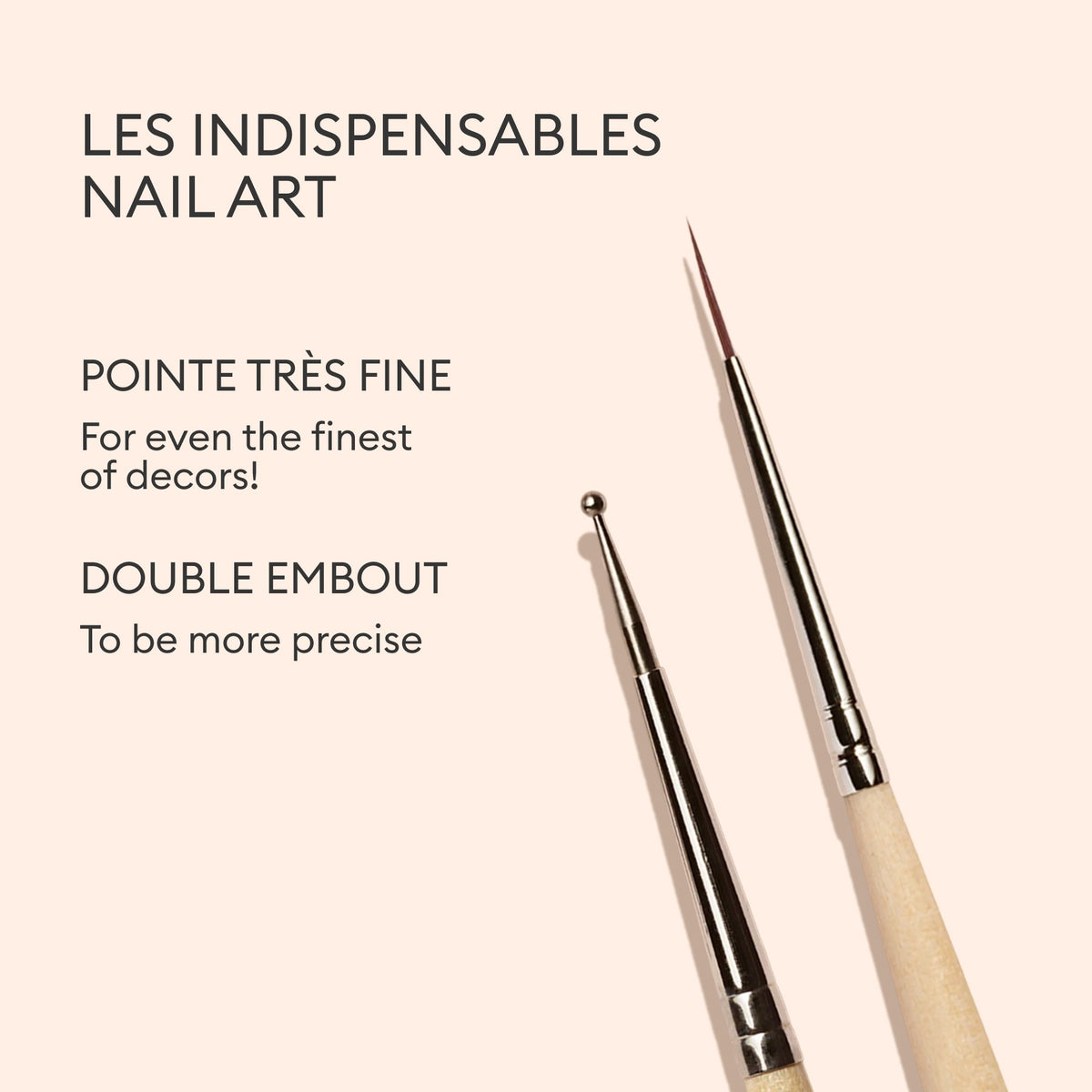Duo Dotting Tool & Pinceau Nail Art Liner
