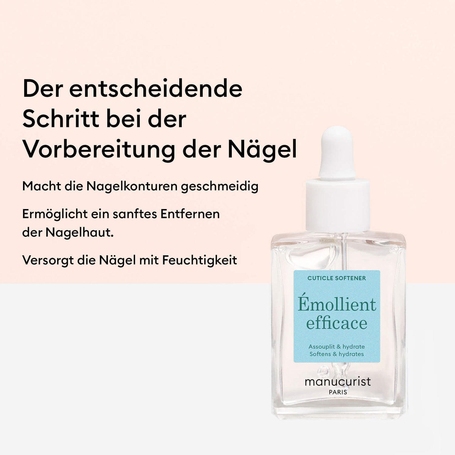 Wirksamer Nagelhauterweicher