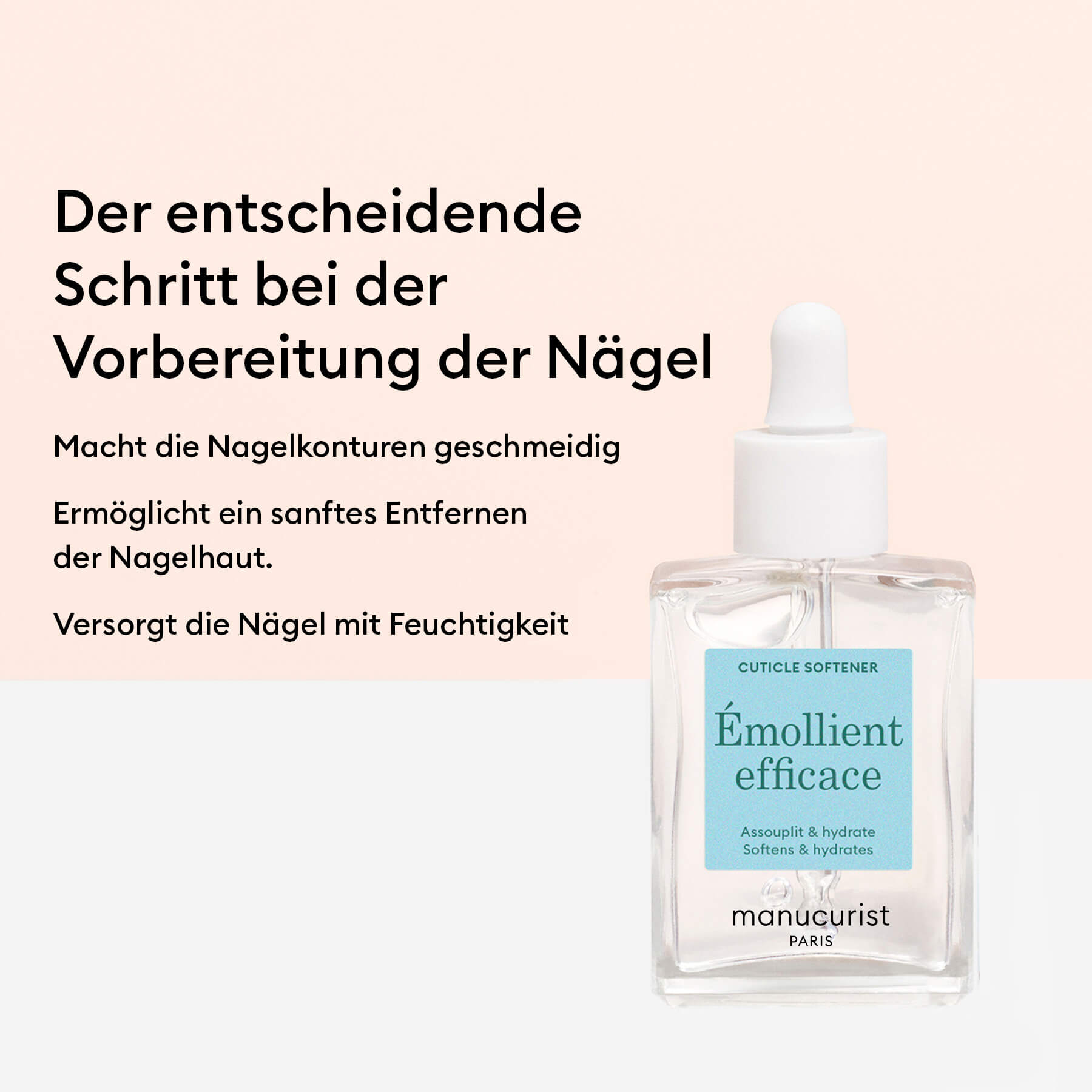 Wirksamer Nagelhauterweicher