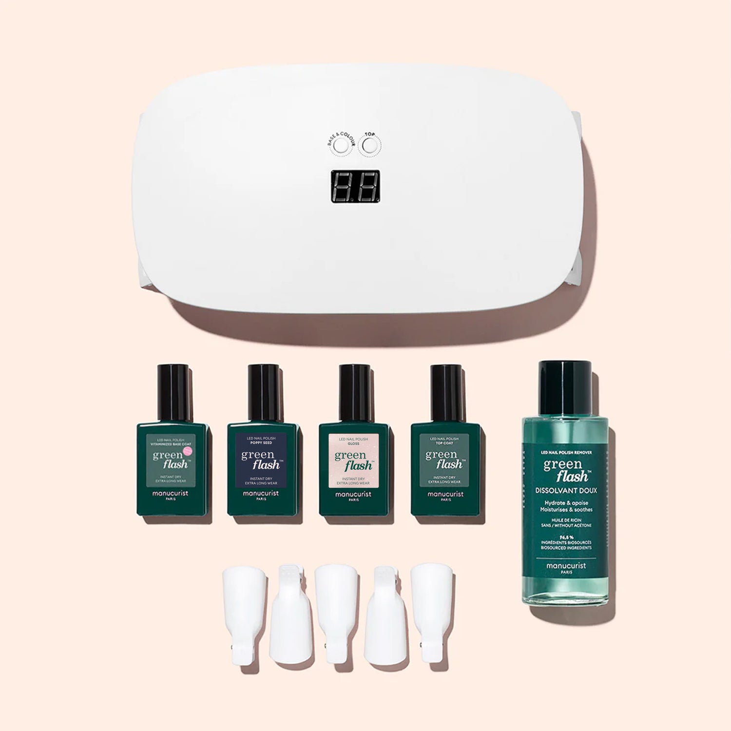 Starter Kit Green Flash™ 24W - Poppy Seed & Gloss