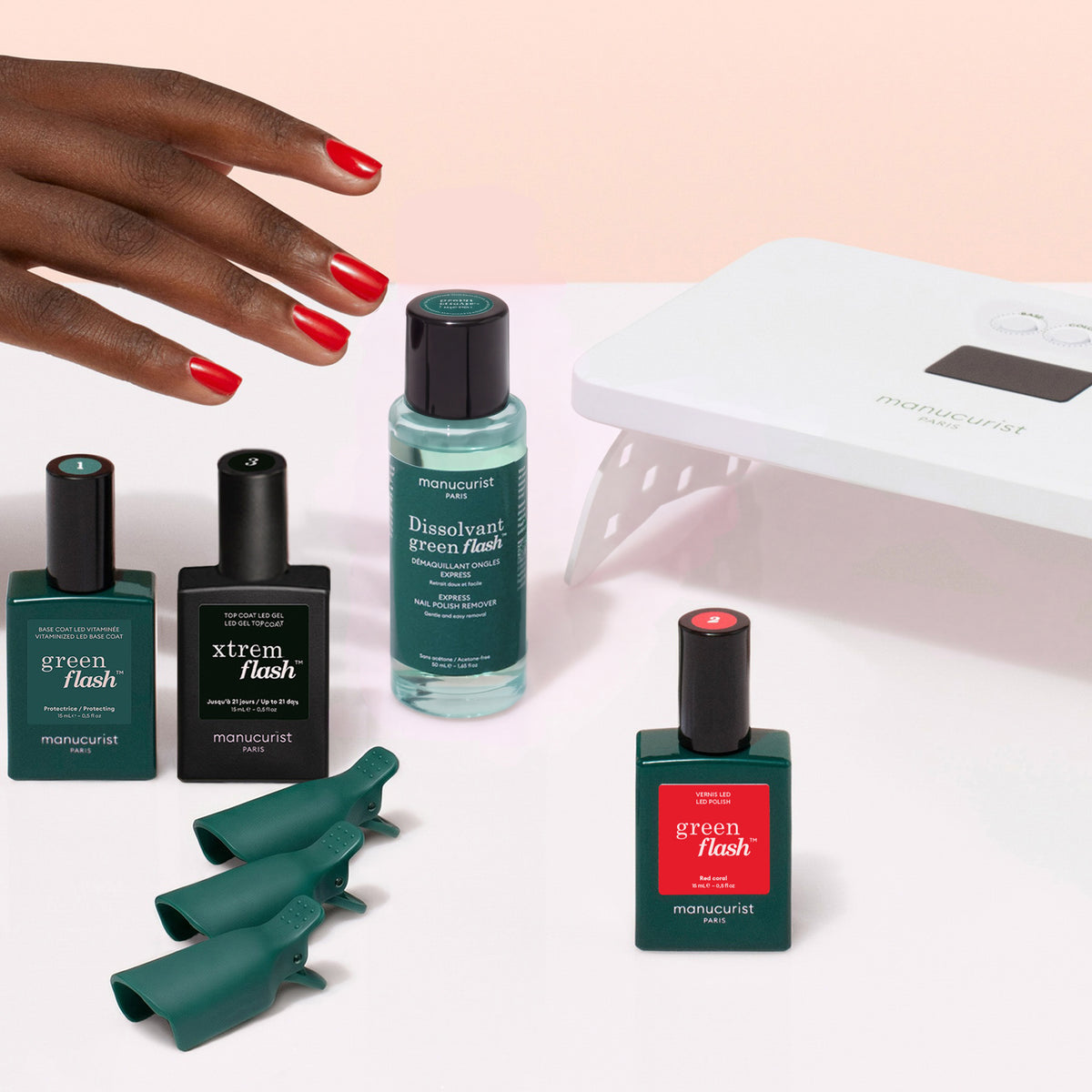 Súprava semipermanentných lakov Xtrem Flash™ – Red Coral