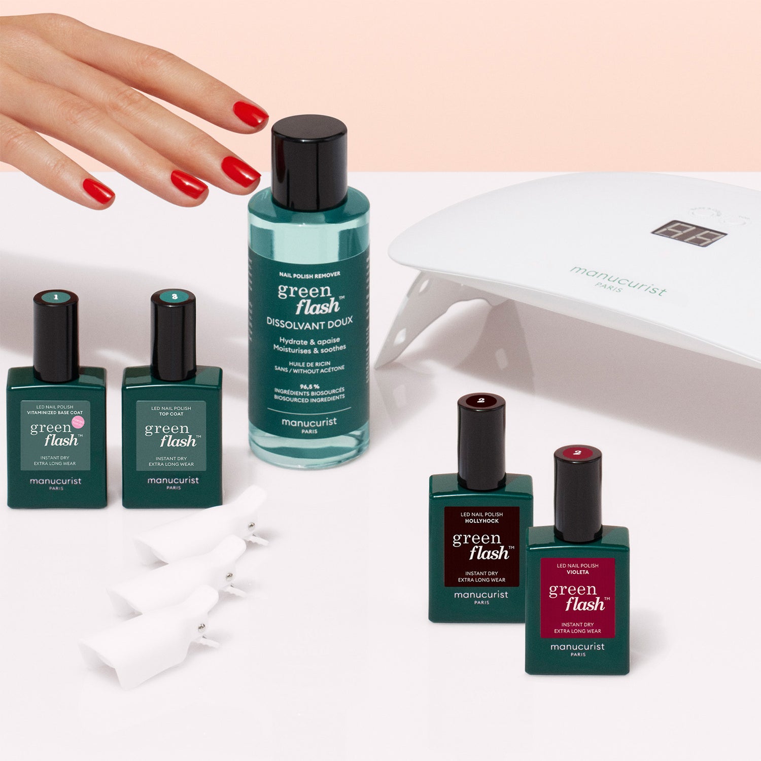 Starter Kit Green Flash™ 24W - Violeta & Hollyhock