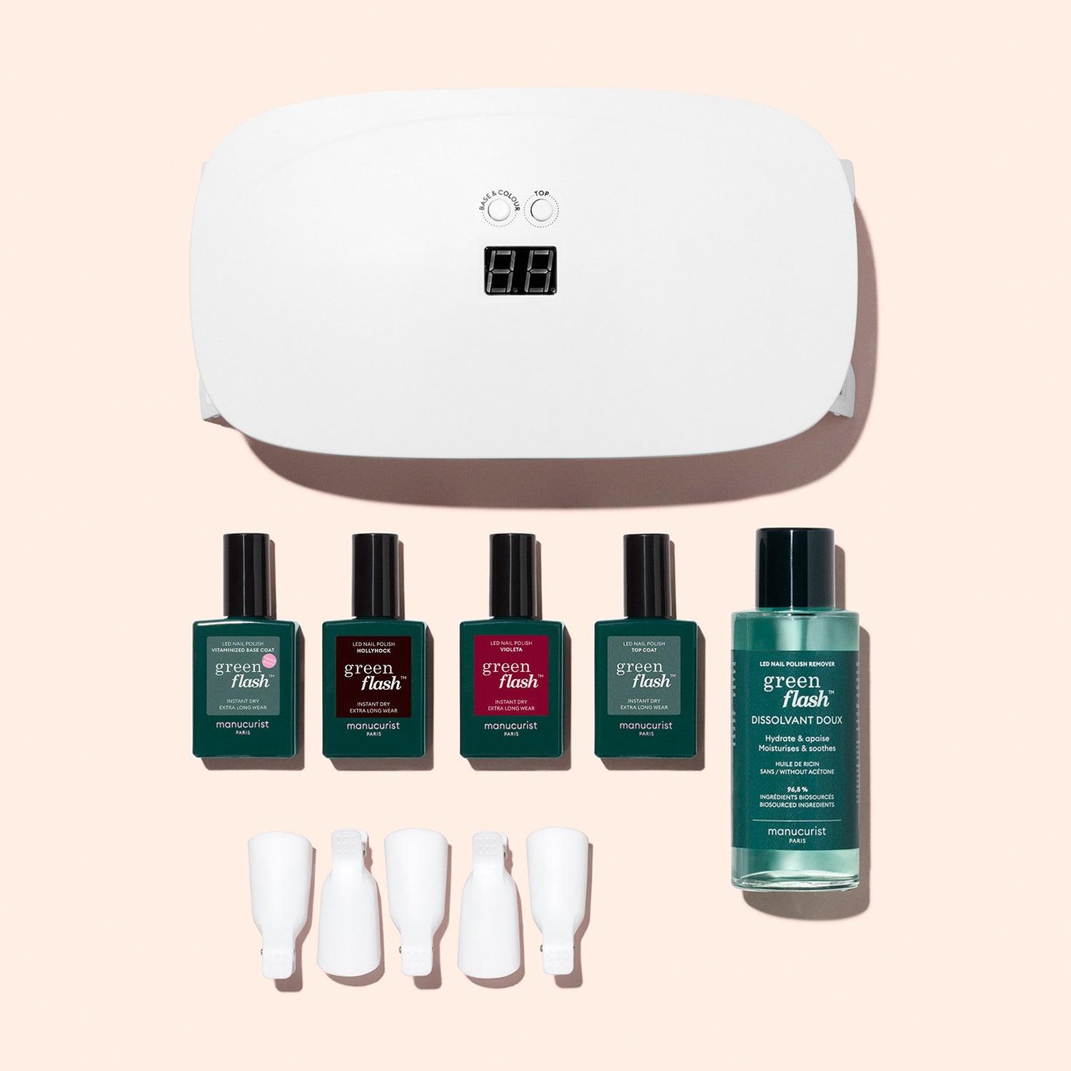 Starter Kit Green Flash™ 24W - Violeta & Hollyhock