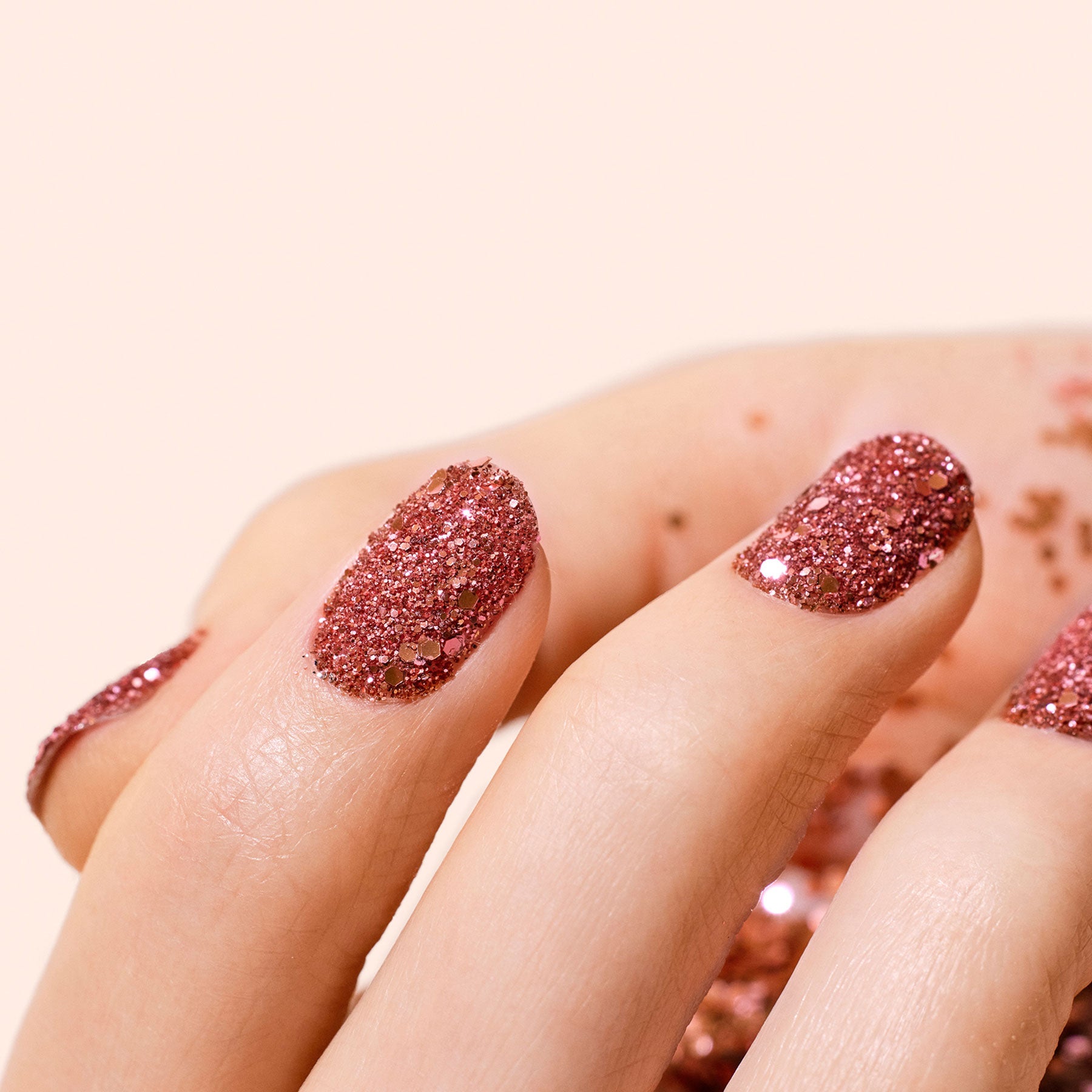 Pink Quartz biodegradable glitter