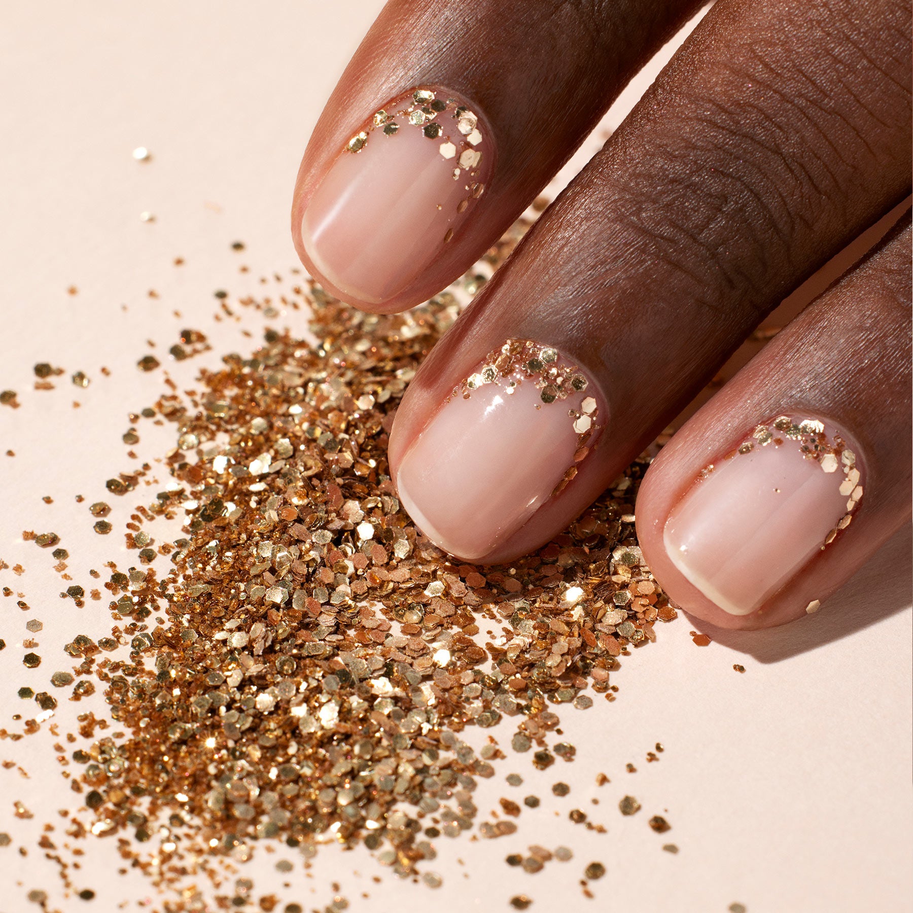 Rose Gold biodegradable glitter