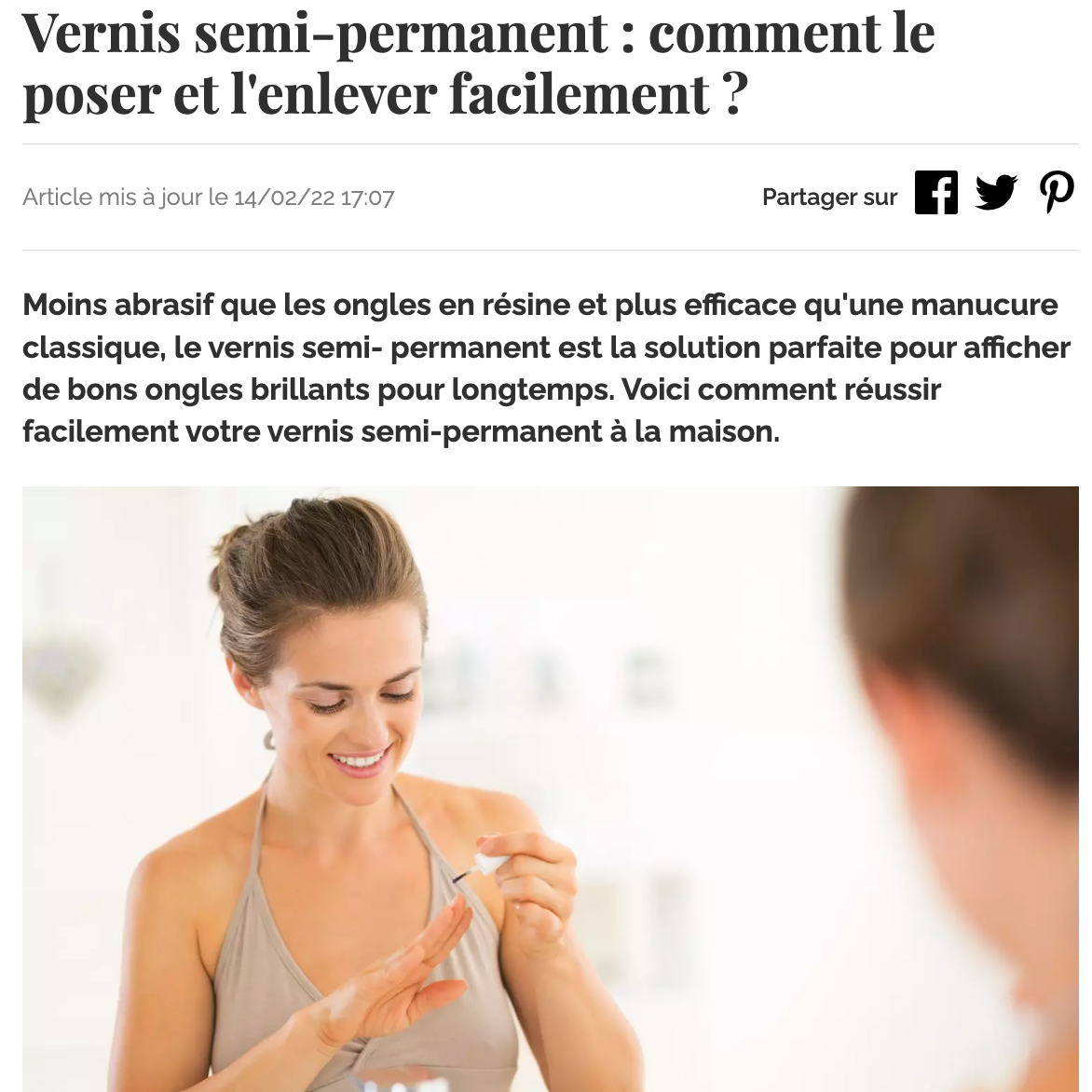 Comment poser et enlever du semi-permanent