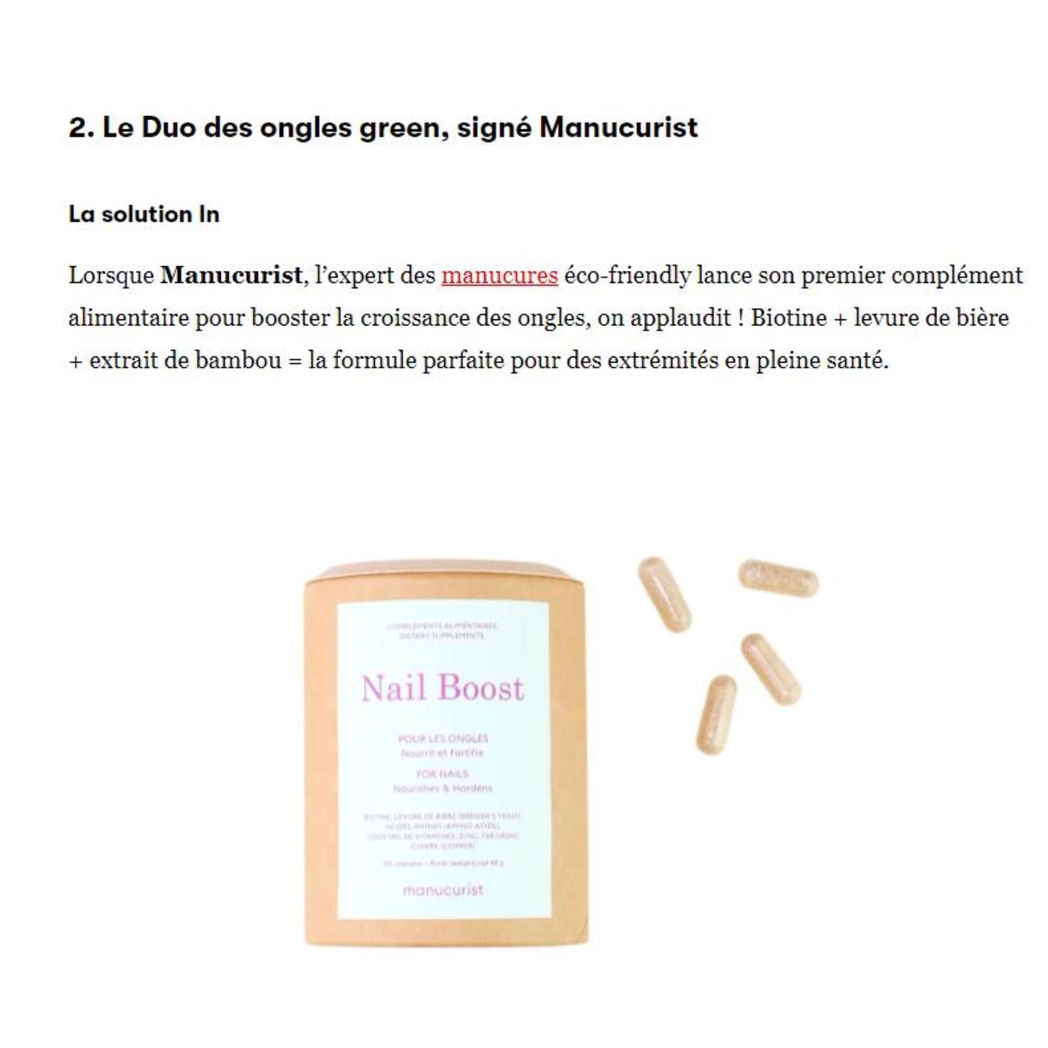 Nail boost