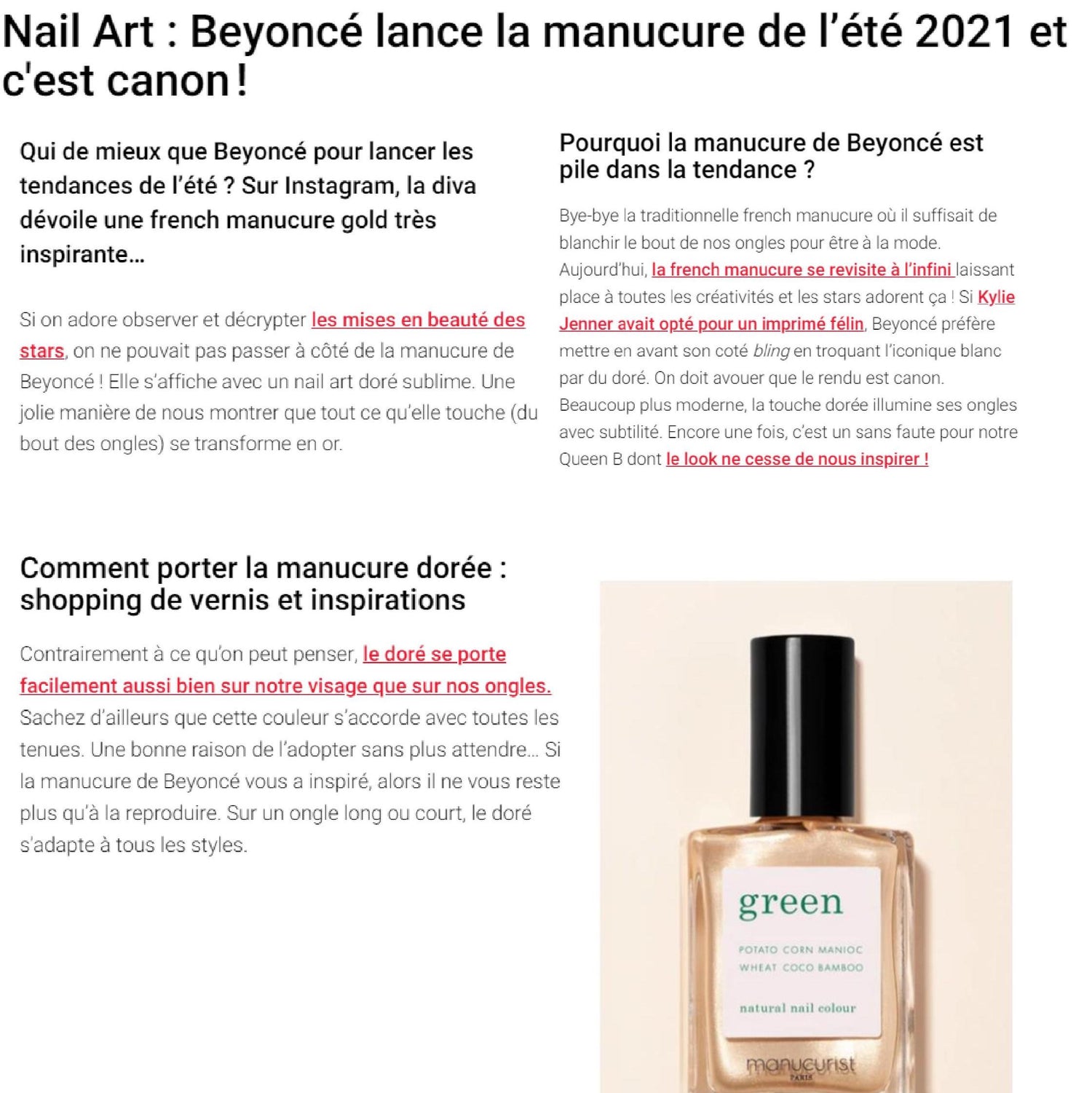 Nail art été 2021