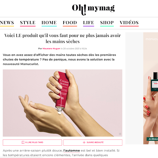Bye bye les mains sèches !