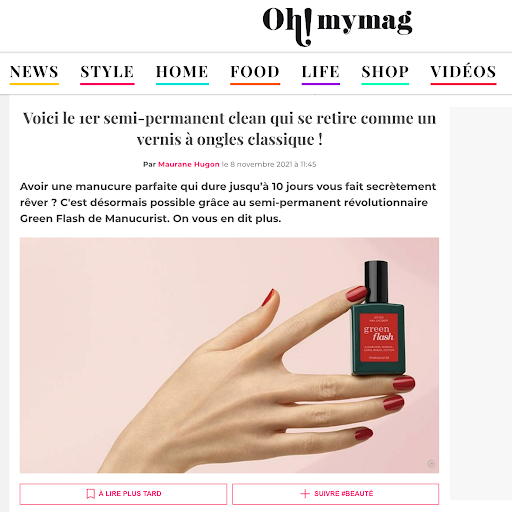 1er semi-permanent qui se retire comme un vernis classique