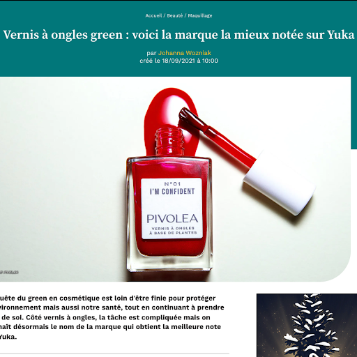 La marque mieux notée sur Yuka