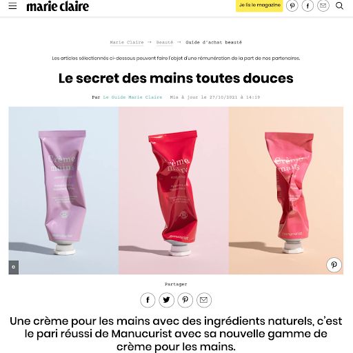 Le secret des mains toutes douces