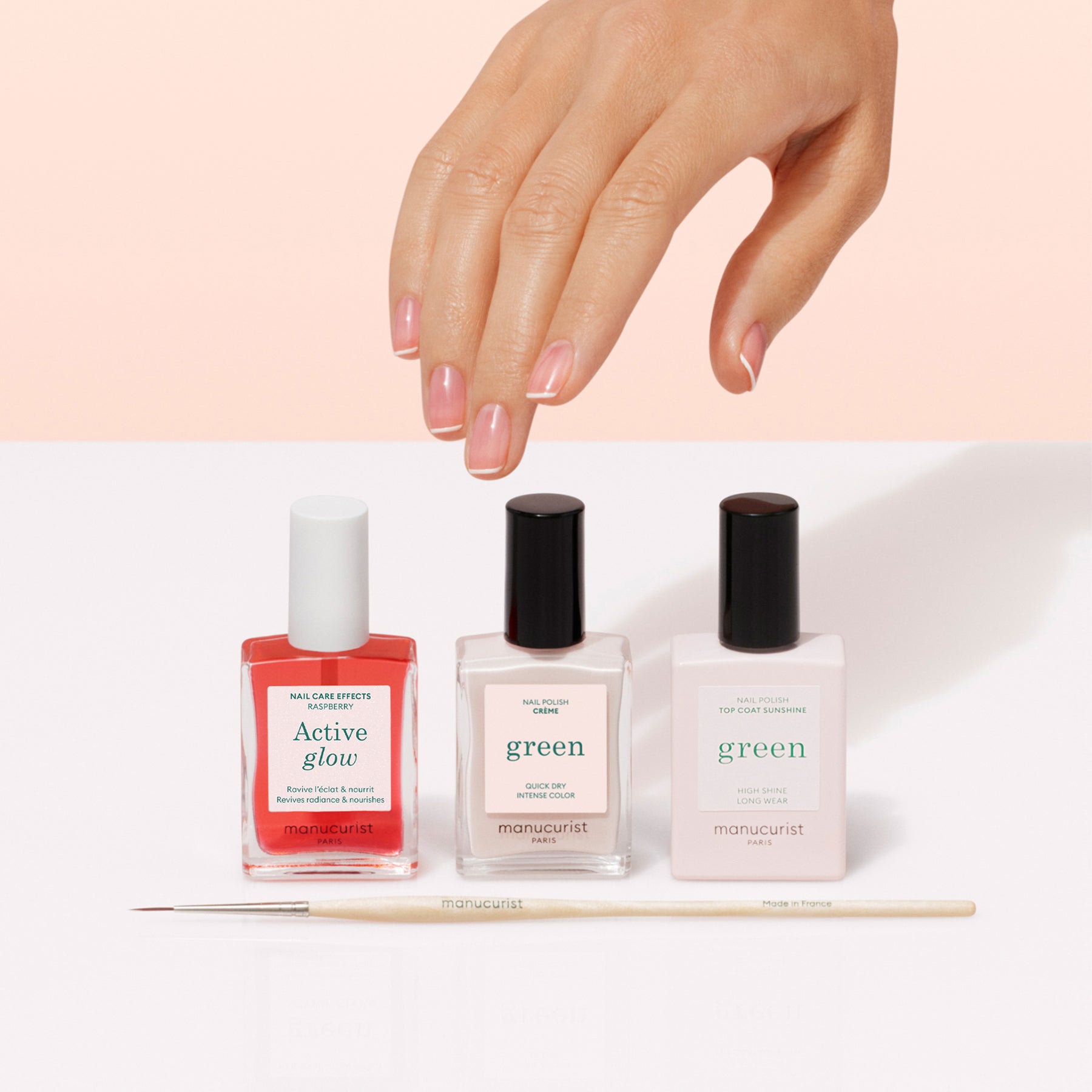 Manicurist Raspberry Glow French Glow - Vernis Green | Manucurist
