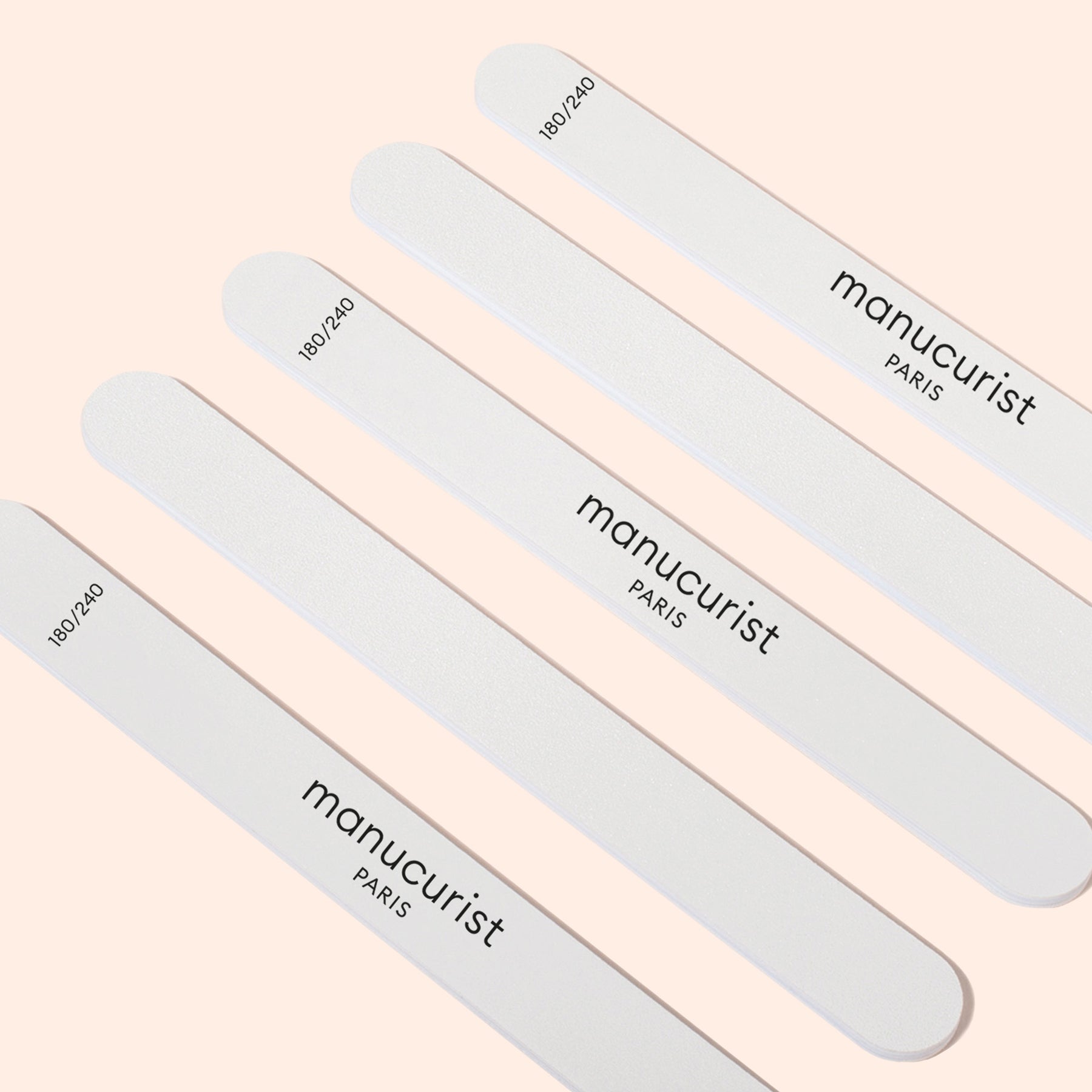 180/240 emery board for fragile nails x 5