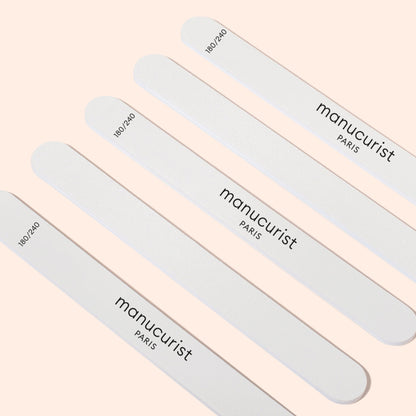 180/240 emery board for fragile nails x 5
