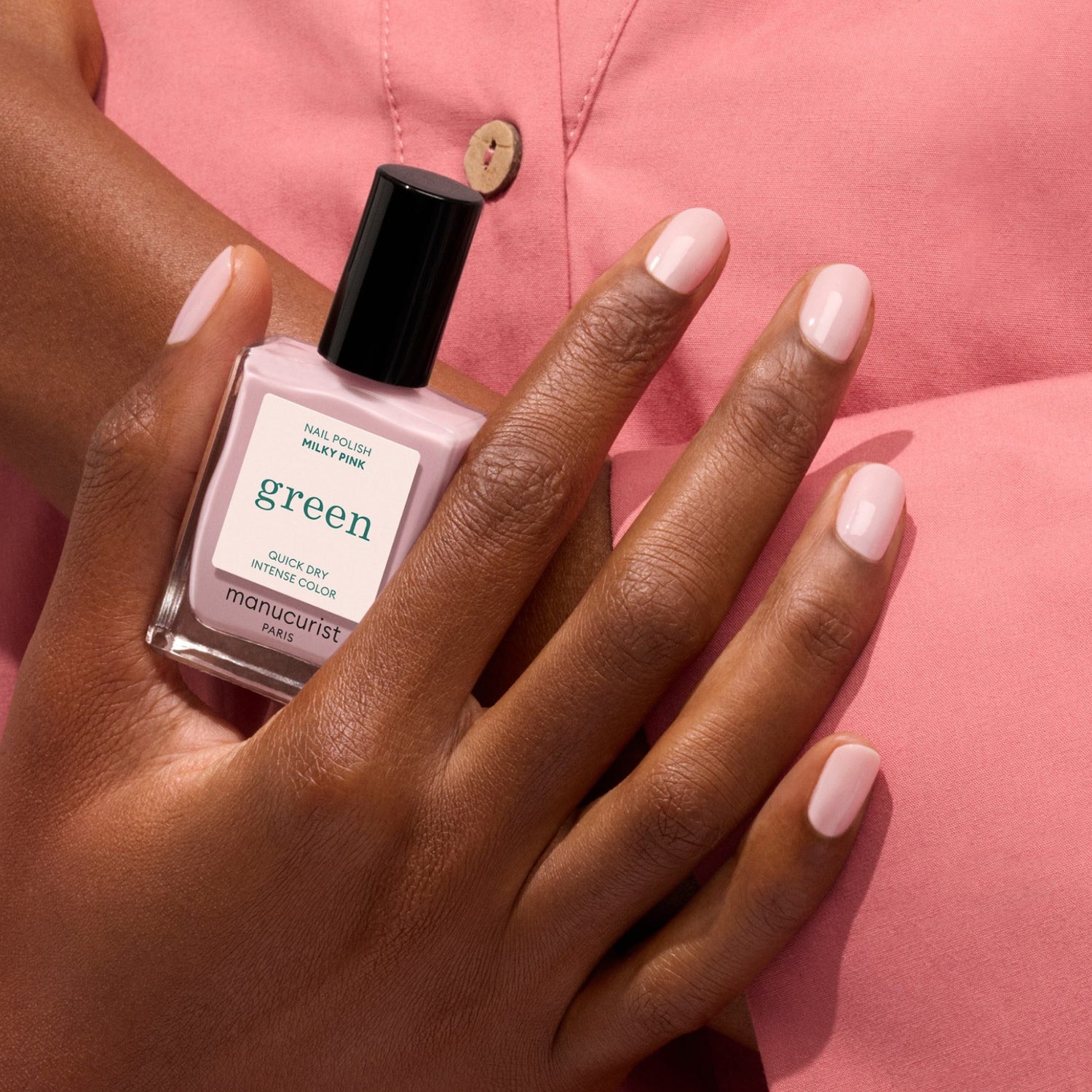 Milky Pink Nagellack - Kollektion Green