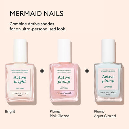 Active Plump Aqua Glazed