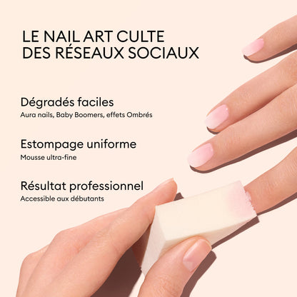 Éponges Nail Art - x4