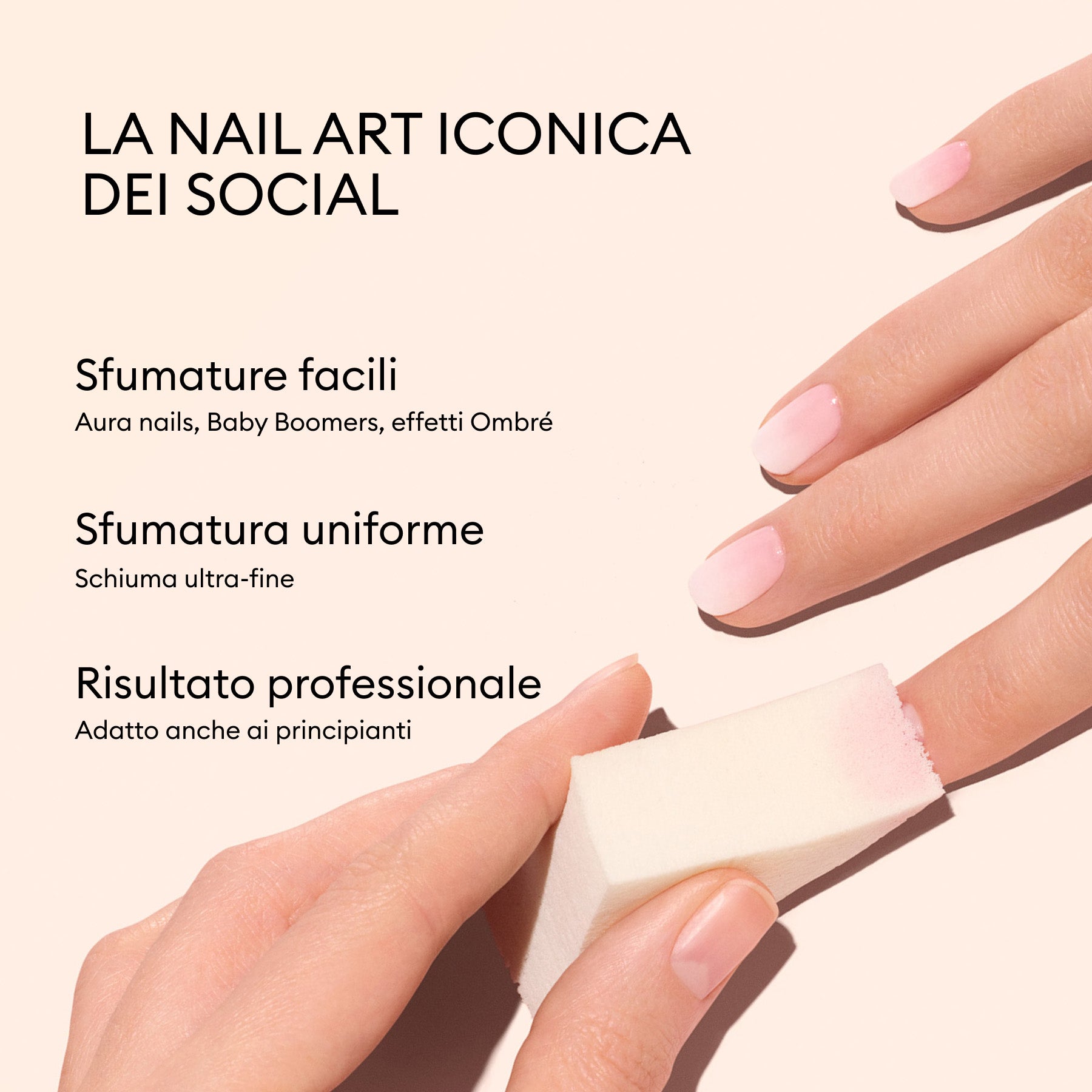 Spugnette per nail art - x4