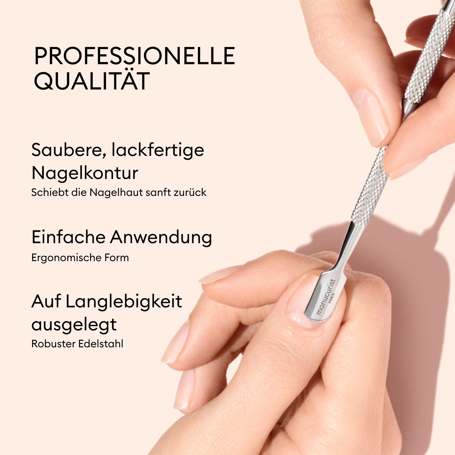 Steel Cuticle Pusher