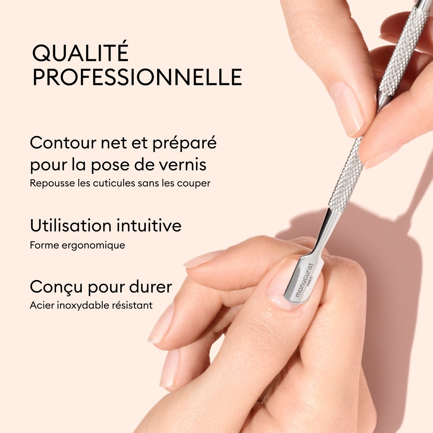 Steel Cuticle Pusher