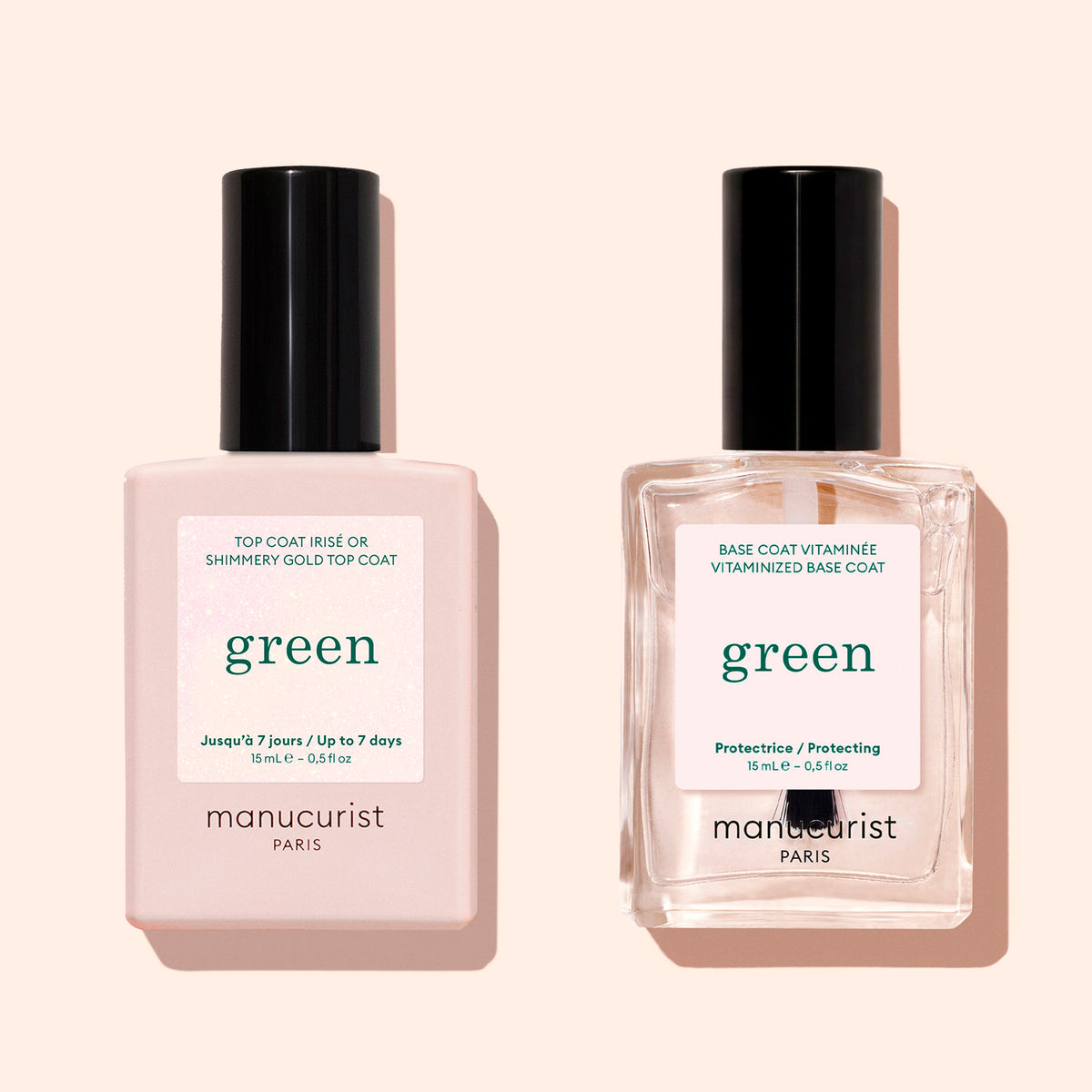 Top Coat con Purpurina