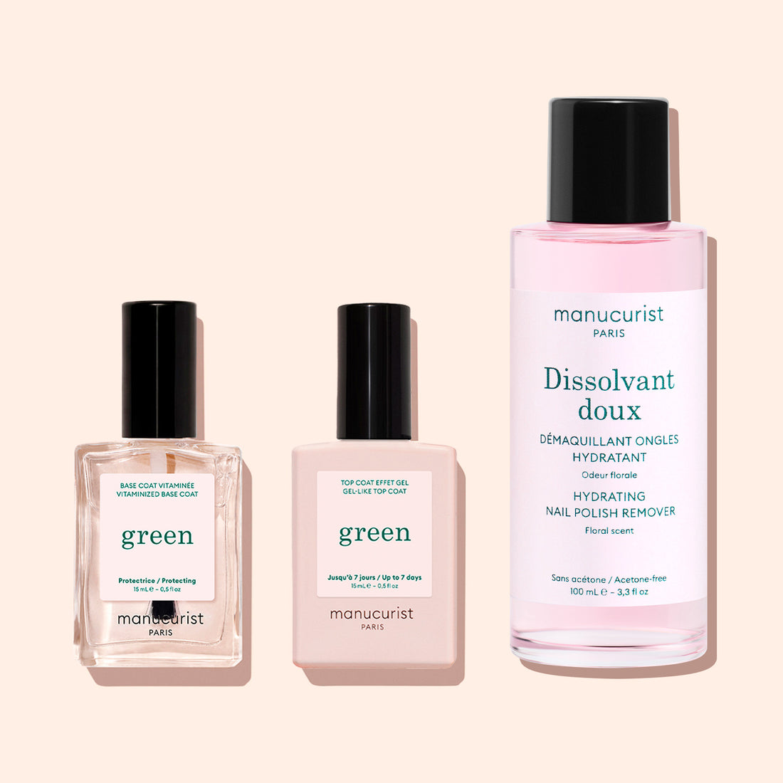Trio Base Top Dissolvant Green™