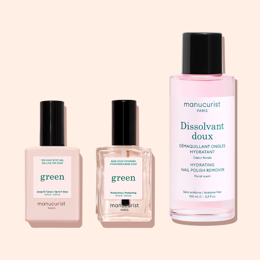 Trio Base Top Removedor Green™