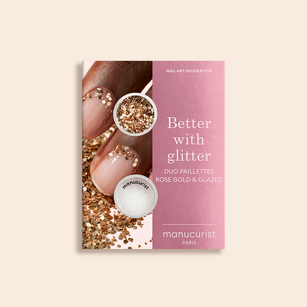 Duo - Rose Gold &amp; Glazed glitters
