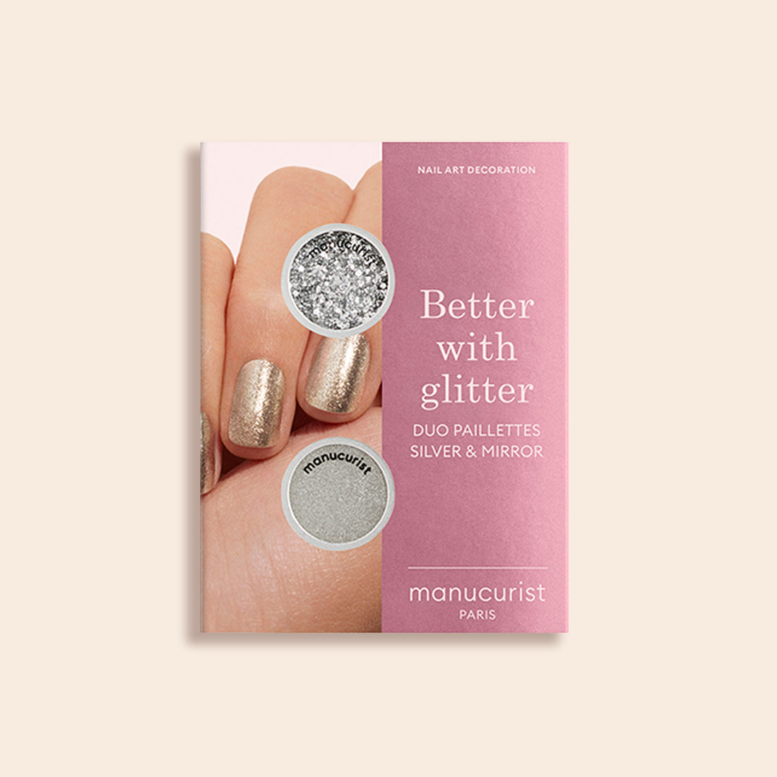 Duo - Silver & Mirror glitters