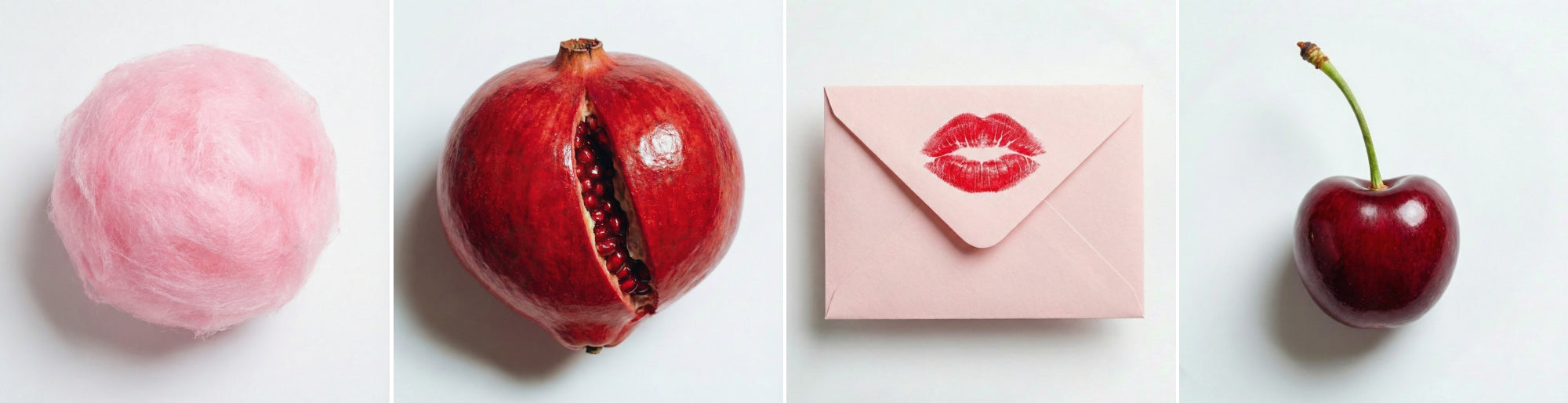 Lifestyle St Valentin barbapapa, grenade, cerise, love message