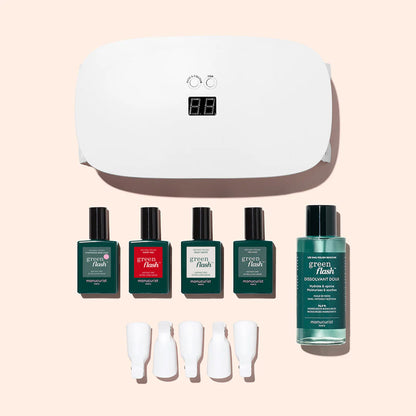 Starter Kit Green Flash™ 24W - Poppy Red &amp; Milky White