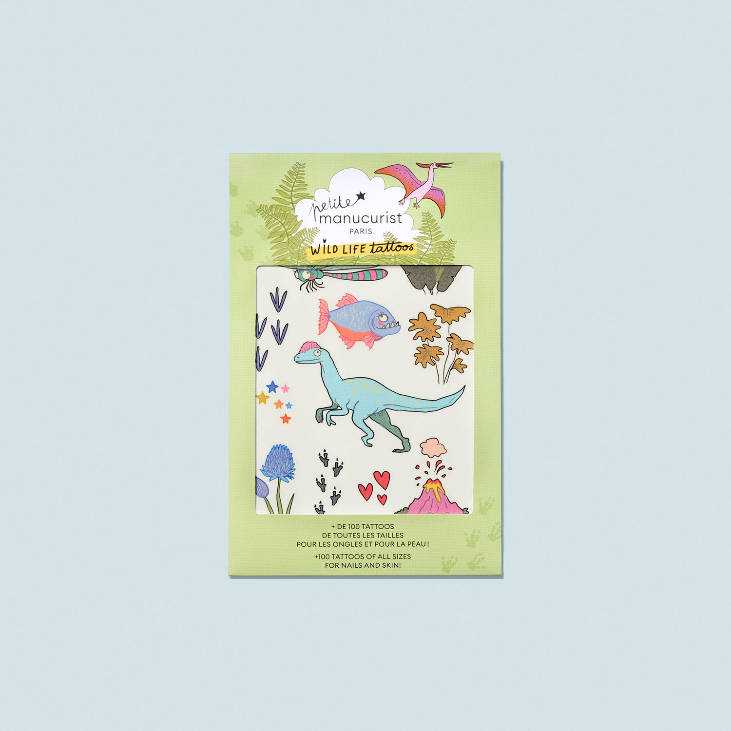 Wild Life-tatoeages voor nagels en lichaam
