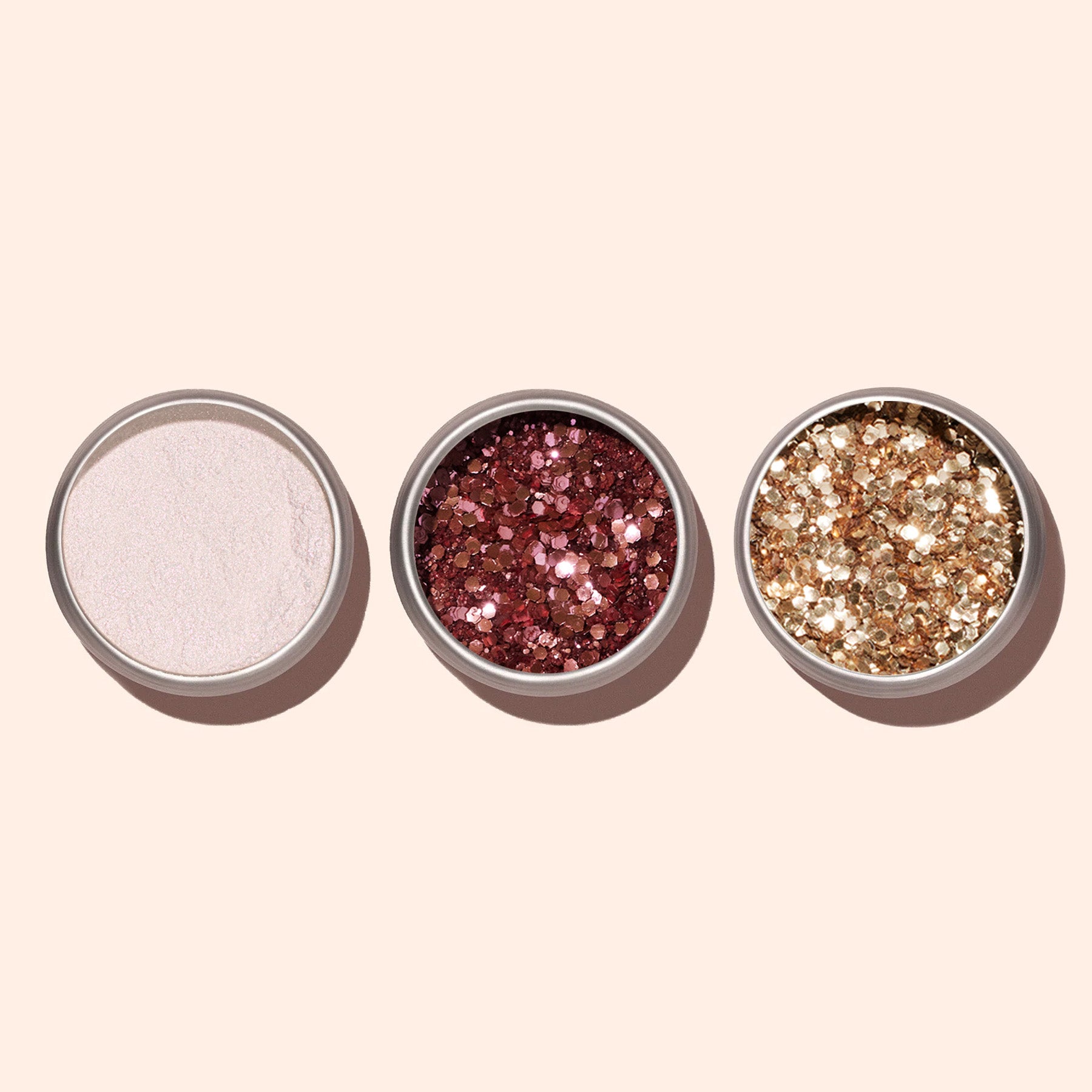 Biologisch afbreekbare pailletten pink quartz