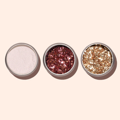 Biologisch afbreekbare pailletten pink quartz