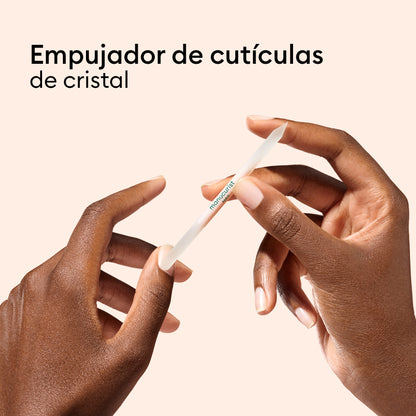 Trío de Accesorios de Cristal para uñas