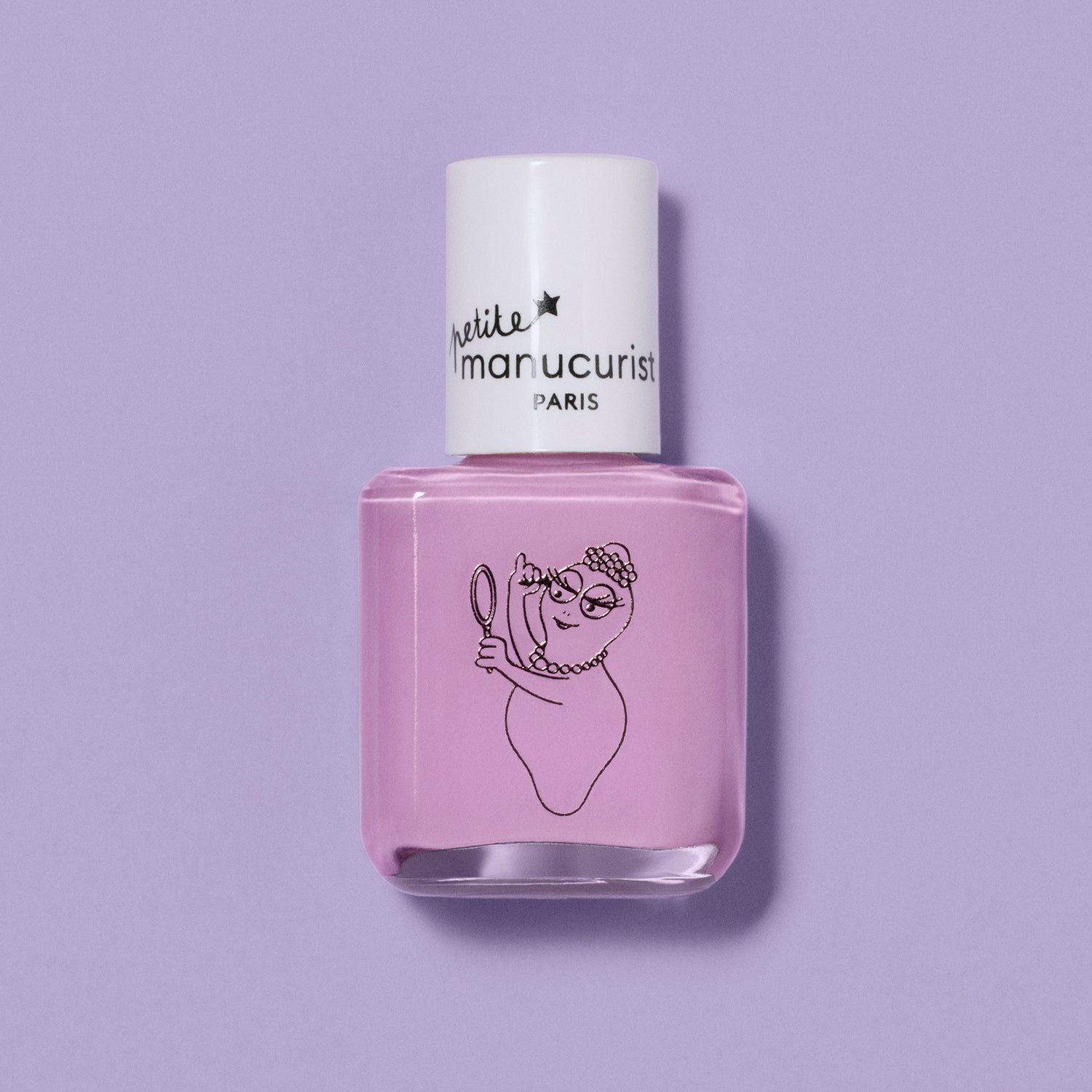 Petite MANUCURIST - Vernis Enfant SCARLETT la Chouette violet irisé