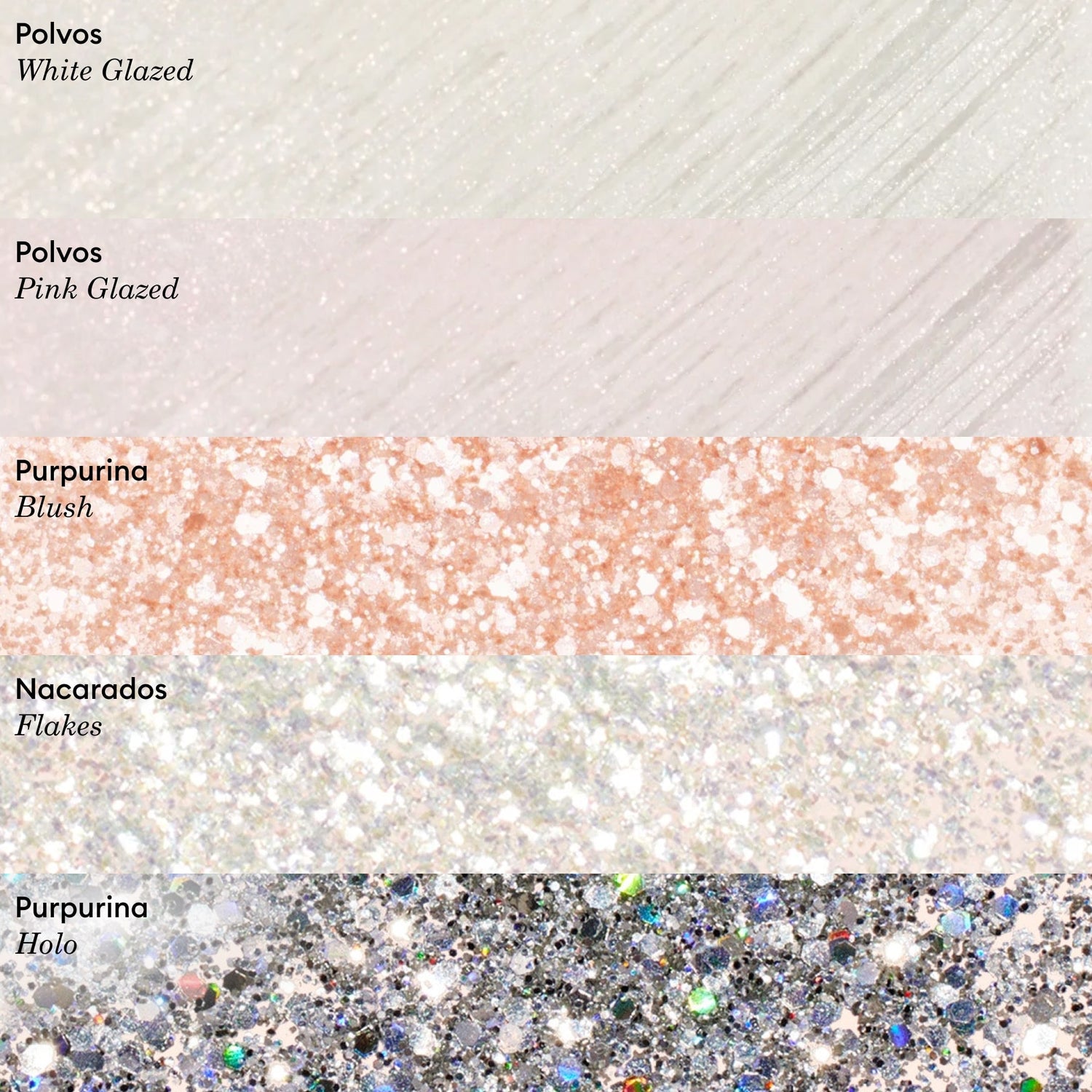 Purpurina biodegradable Blush