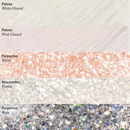 Purpurina biodegradable Blush