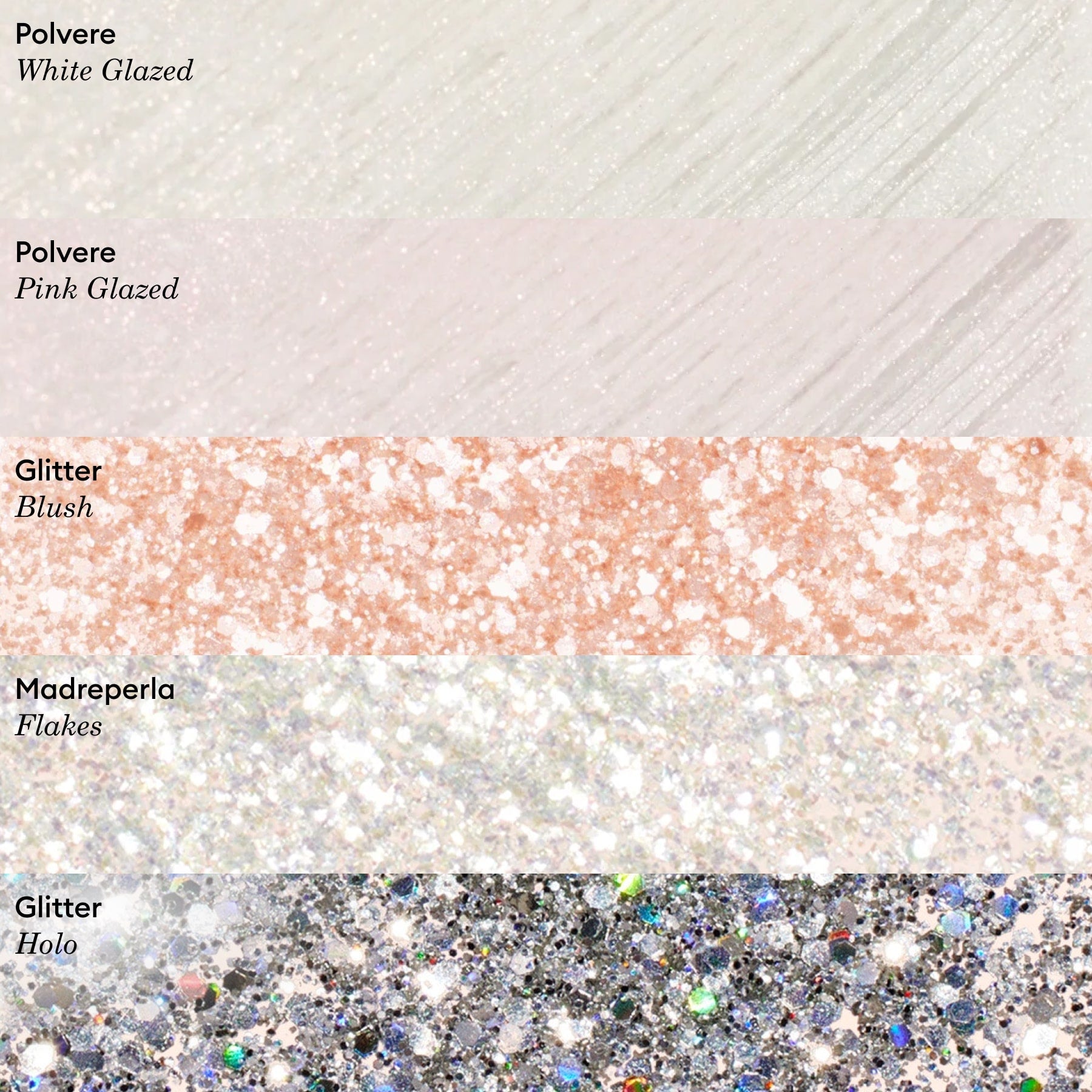 Paillettes biodegradabili Blush