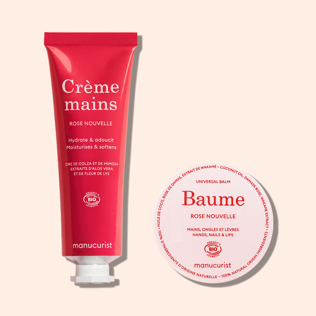 Σετ Βάλσαμο & Crème Χεριών Άρωμα Rose Nouvelle