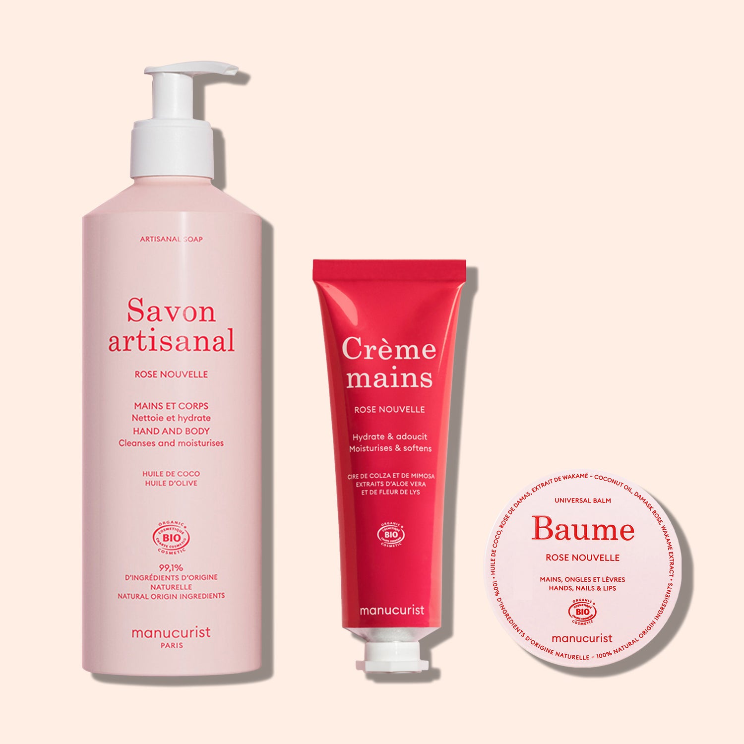 Κρέμα Χεριών με Άρωμα Rose Nouvelle - Cosmos Organic