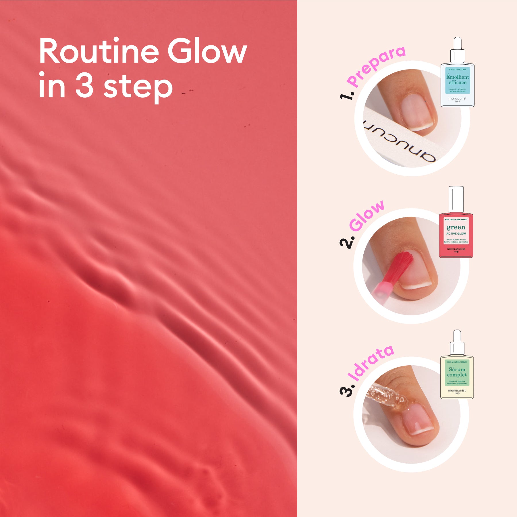 Glow Manicure Set - Active™ Glow Raspberry