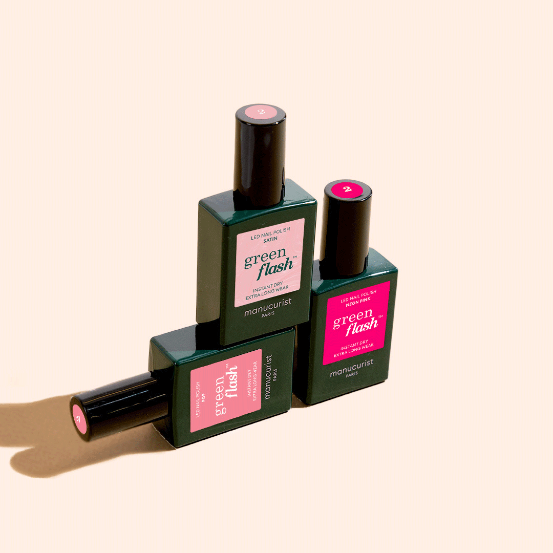 Customisable Pink Trio Green Flash