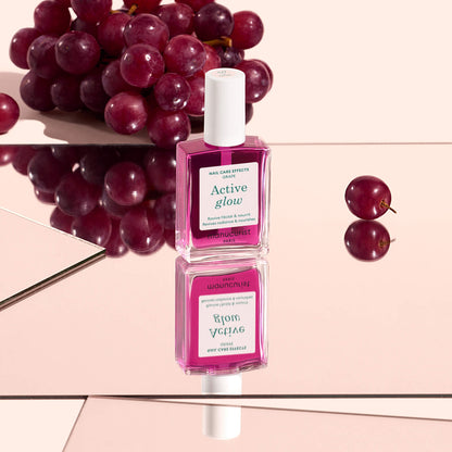 Flacon Active Glow Raisin avec raisins