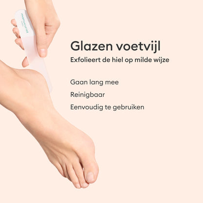 Glazen voetvijl