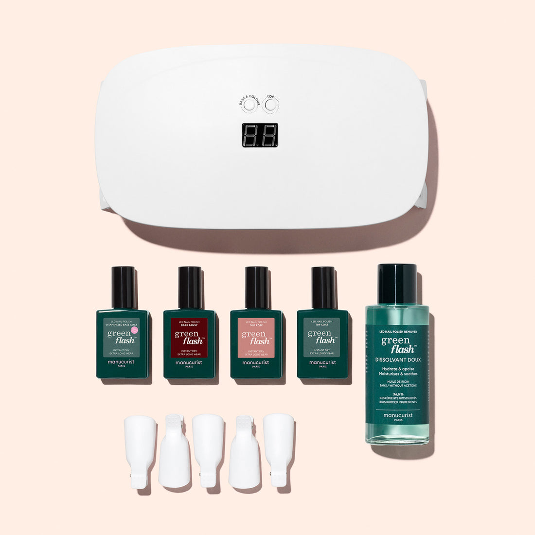 Starter Kit Green Flash™ 24W - Dark Pansy &amp; Old Rose