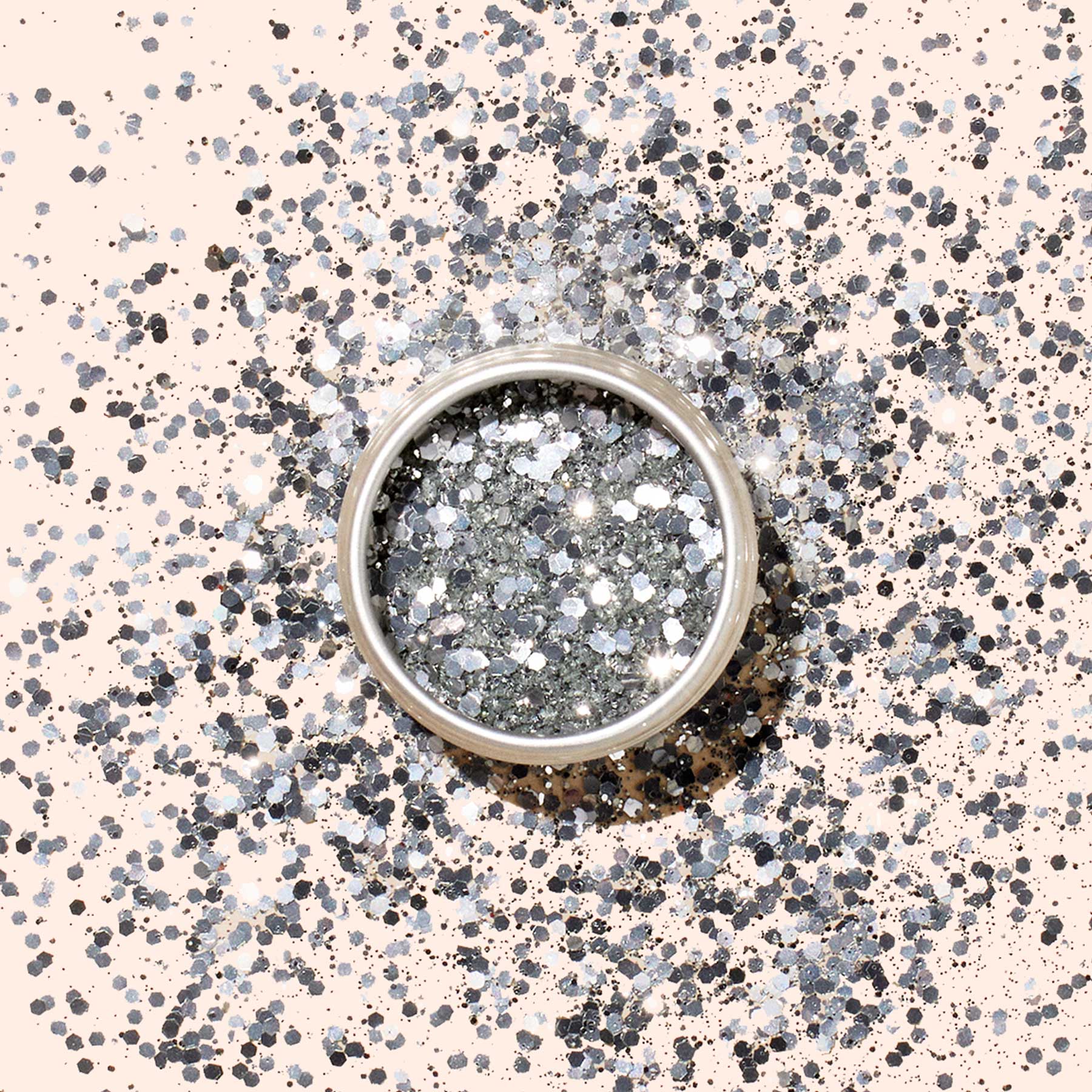 Longuette paillettes silver